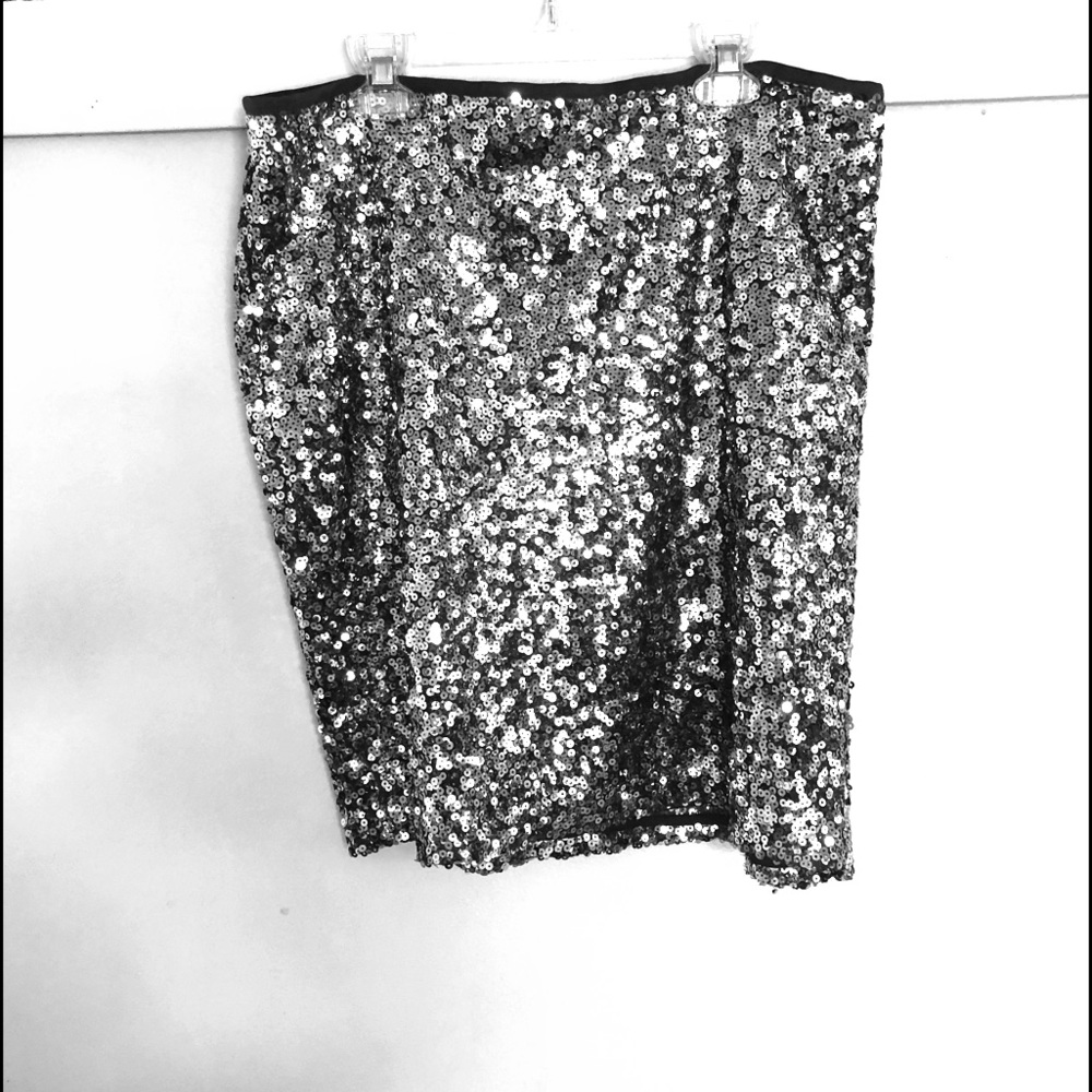 Sequin mini skirt